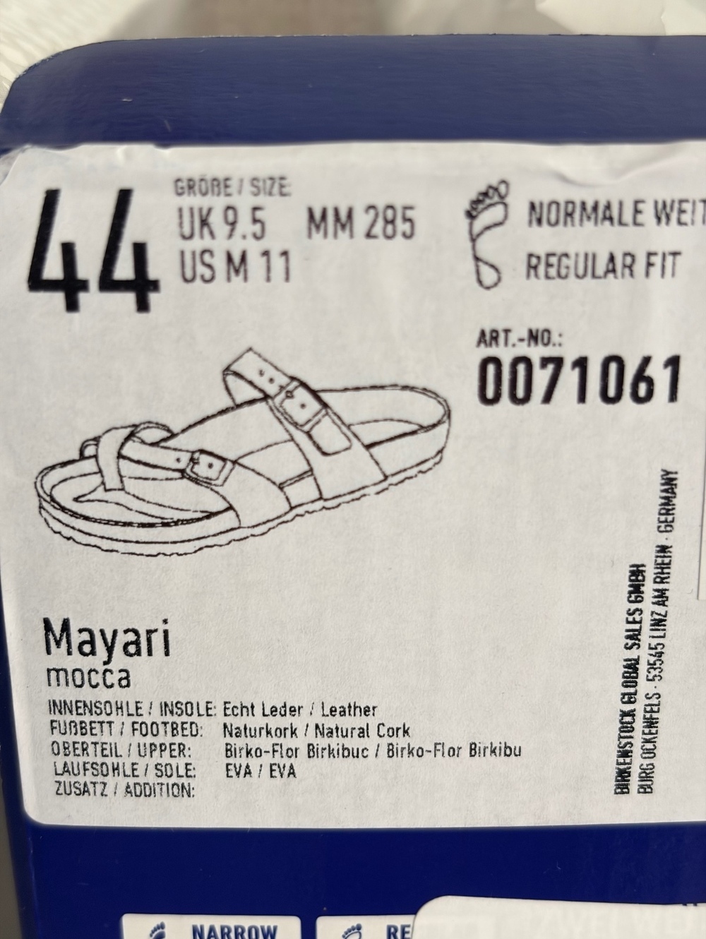 Birkenstock Mayari sandals in Mocca Brown Size 44 / 11 Men - Picture 6 of 6